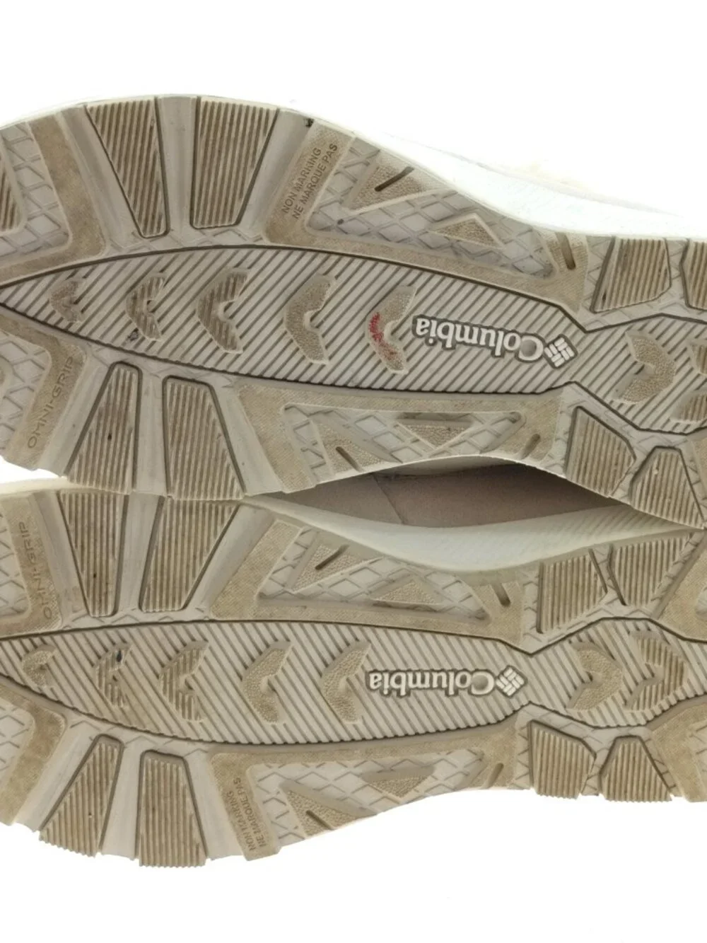 Columbia Women's 12 Waterproof Cream Faux Fur Winter Snow Boots Omni-Grip